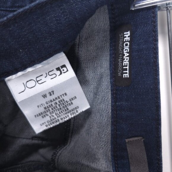 JOE’S USA🇺🇸MADE CIGARRETE STRAIGHT NARROW Jeans Low Rise MCZC5244 Size 27 - Picture 10 of 12